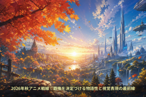2026年秋アニメ戦線：覇権を決定づける物語性と視覚表現の最前線