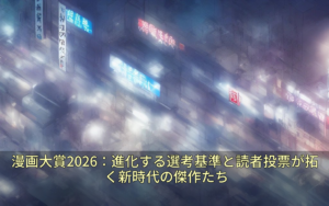 漫画大賞2026：進化する選考基準と読者投票が拓く新時代の傑作たち