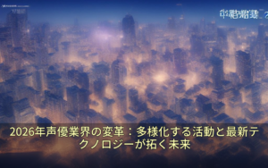 【2024年最新】声優の仕事は激変！AI・ライブ・海外進出で多様化するキャリアと未来を徹底解説