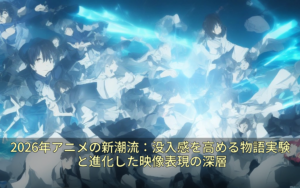 2026年アニメの新潮流：没入感を高める物語実験と進化した映像表現の深層