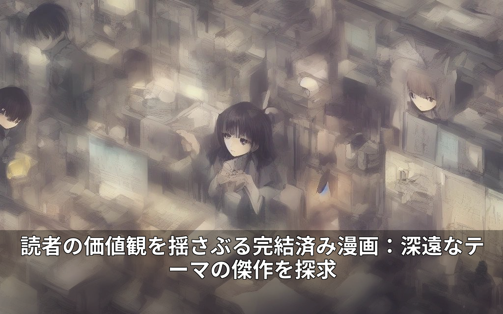 読者の価値観を揺さぶる完結済み漫画：深遠なテーマの傑作を探求
