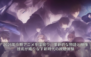 2026年今期アニメを深掘り：革新的な物語と映像技術が織りなす新時代の視聴体験