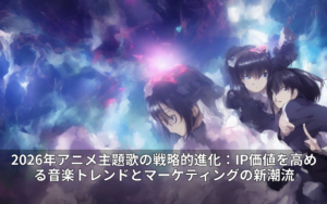 2026年アニメ主題歌の戦略的進化：IP価値を高める音楽トレンドとマーケティングの新潮流