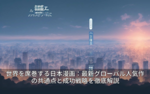 世界を席巻する日本漫画：最新グローバル人気作の共通点と成功戦略を徹底解説