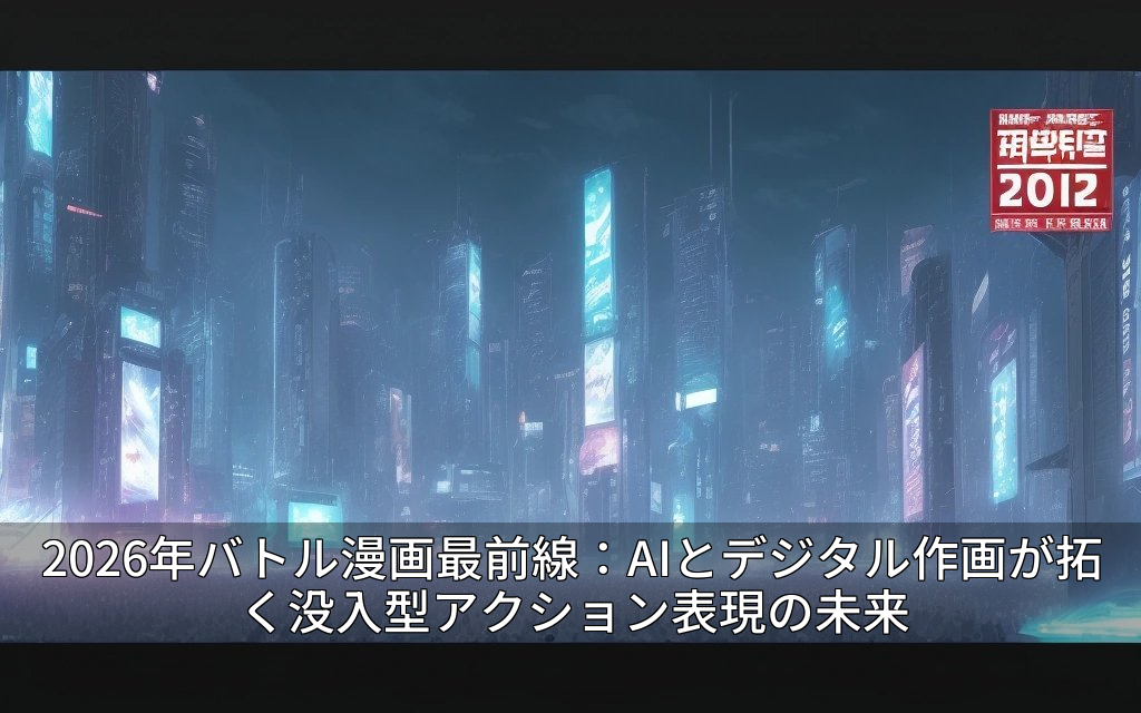 2026年バトル漫画最前線：AIとデジタル作画が拓く没入型アクション表現の未来
