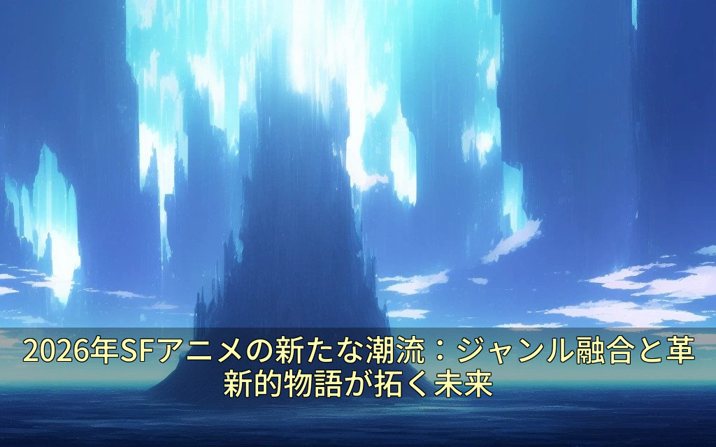 2026年SFアニメの新たな潮流：ジャンル融合と革新的物語が拓く未来